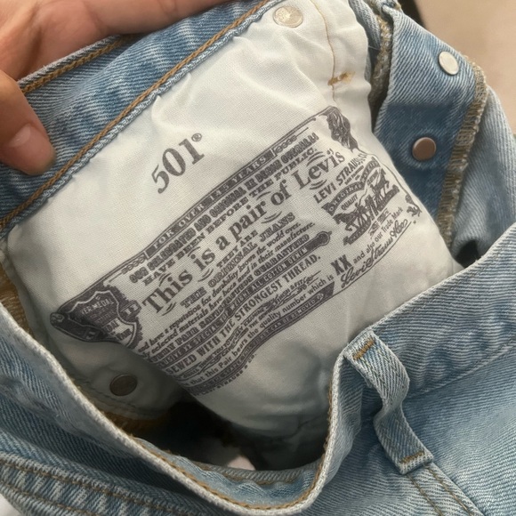 Levi’s 501 High Rise Denim Shorts - Picture 5 of 6
